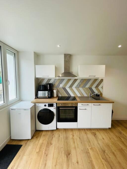 Le Belloc- Suberbe Appartement T1 Bis - Au Calme - Terrasse - Vue Jardin Agen Bagian luar foto
